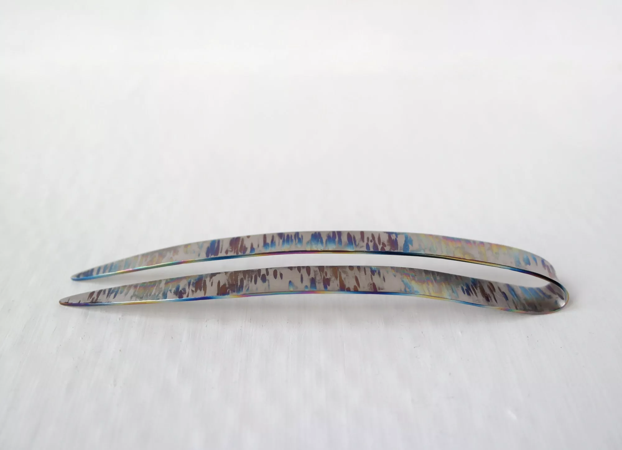 Haarnudel, Haarforke aus Titan, titanium hair fork – Bild 5 anzeigen