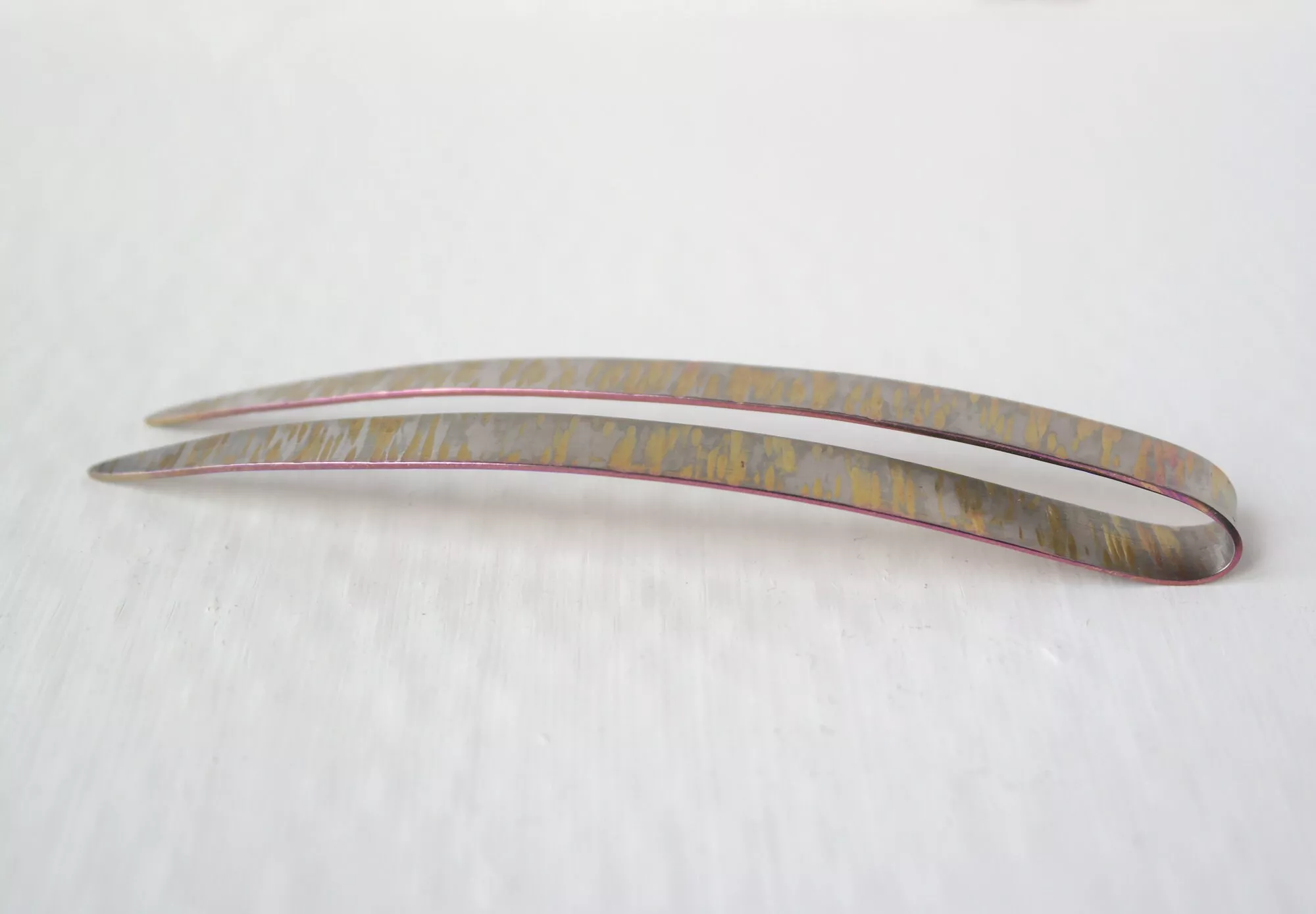 Haarnudel, Haarforke aus Titan, titanium hair fork – Bild 4 anzeigen