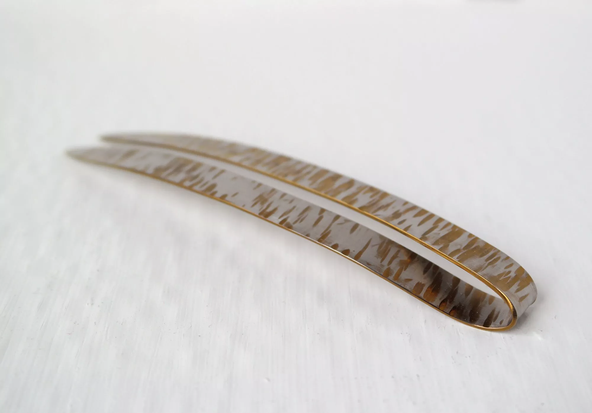 Haarnudel, Haarforke aus Titan, titanium hair fork – Bild 2 anzeigen